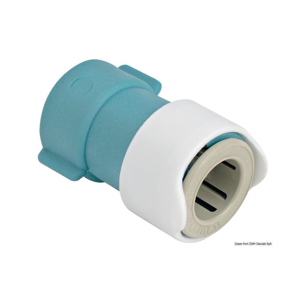 Adattatore WHALE da 3/8" BSP femmina (plastica)
