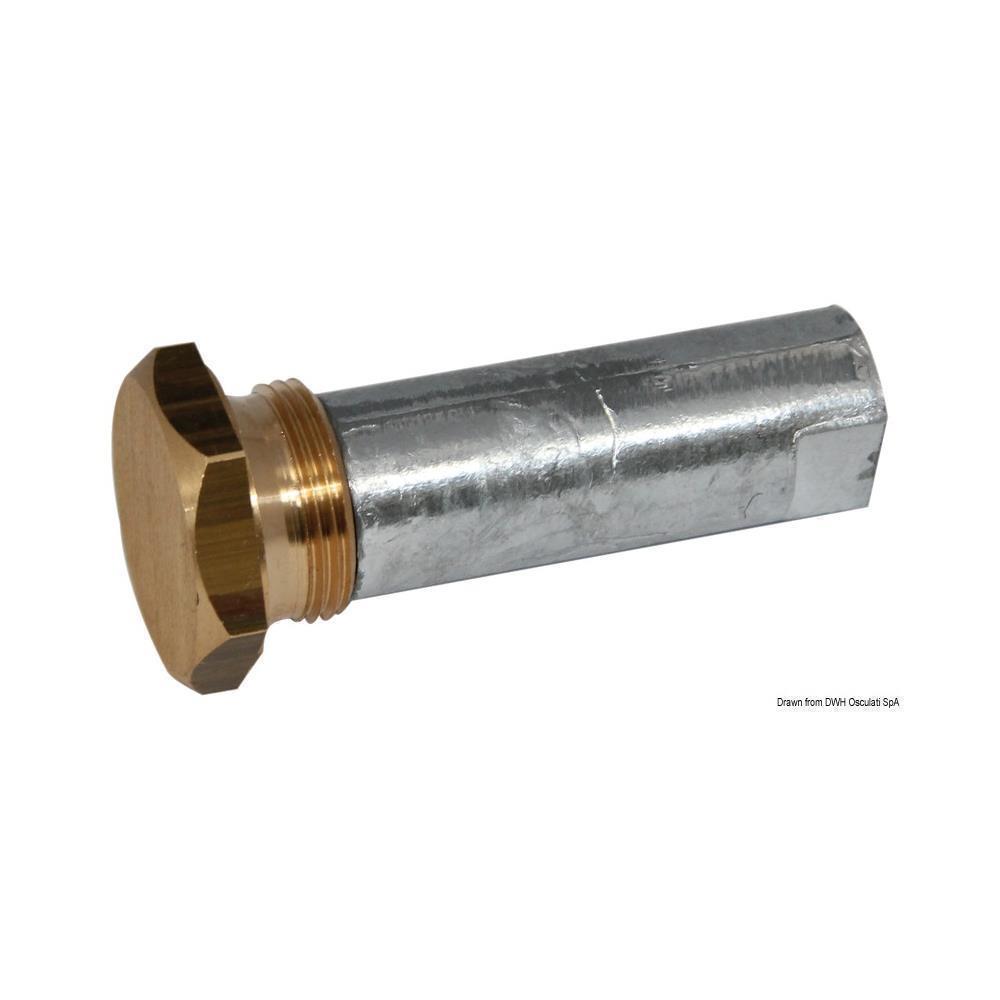 Anodo motore entro fuoribordo con tappo (zinco)
