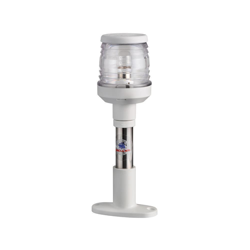 Asta con fanale bianco 20 cm 