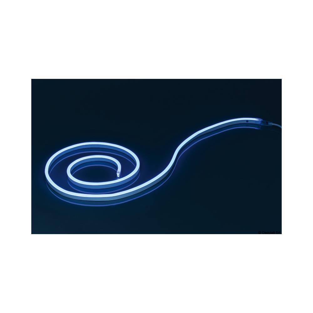 Barra luminosa led flessibile Neon 12V blu 