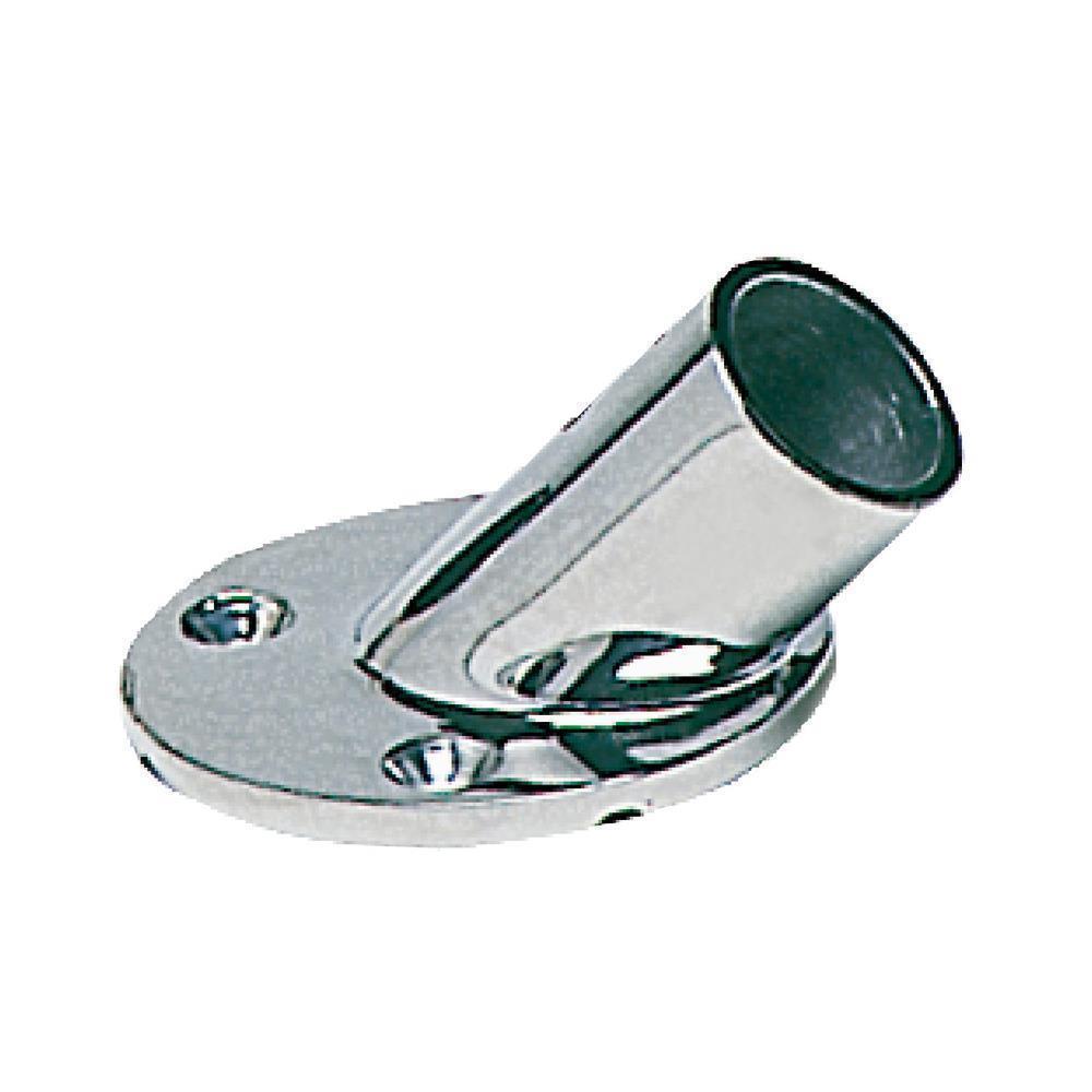 Base inox pulpito 45° 22 mm 