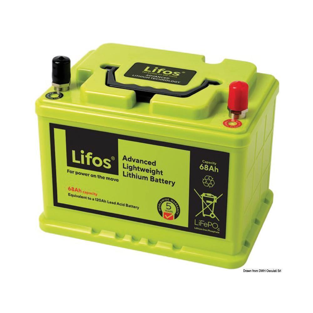 Batterie al litio Lifos 12,8 V 68 Ah 