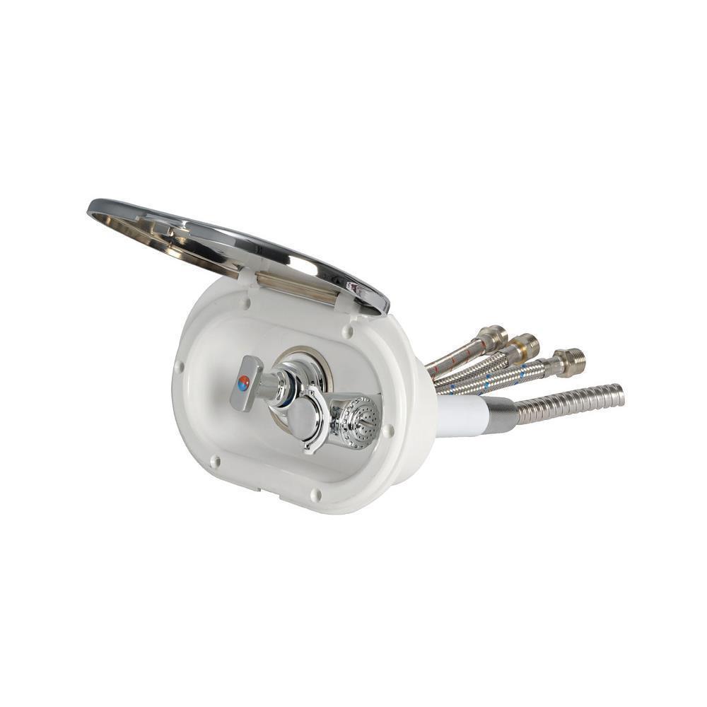 Box doccia con tubo inox 2,50 m 