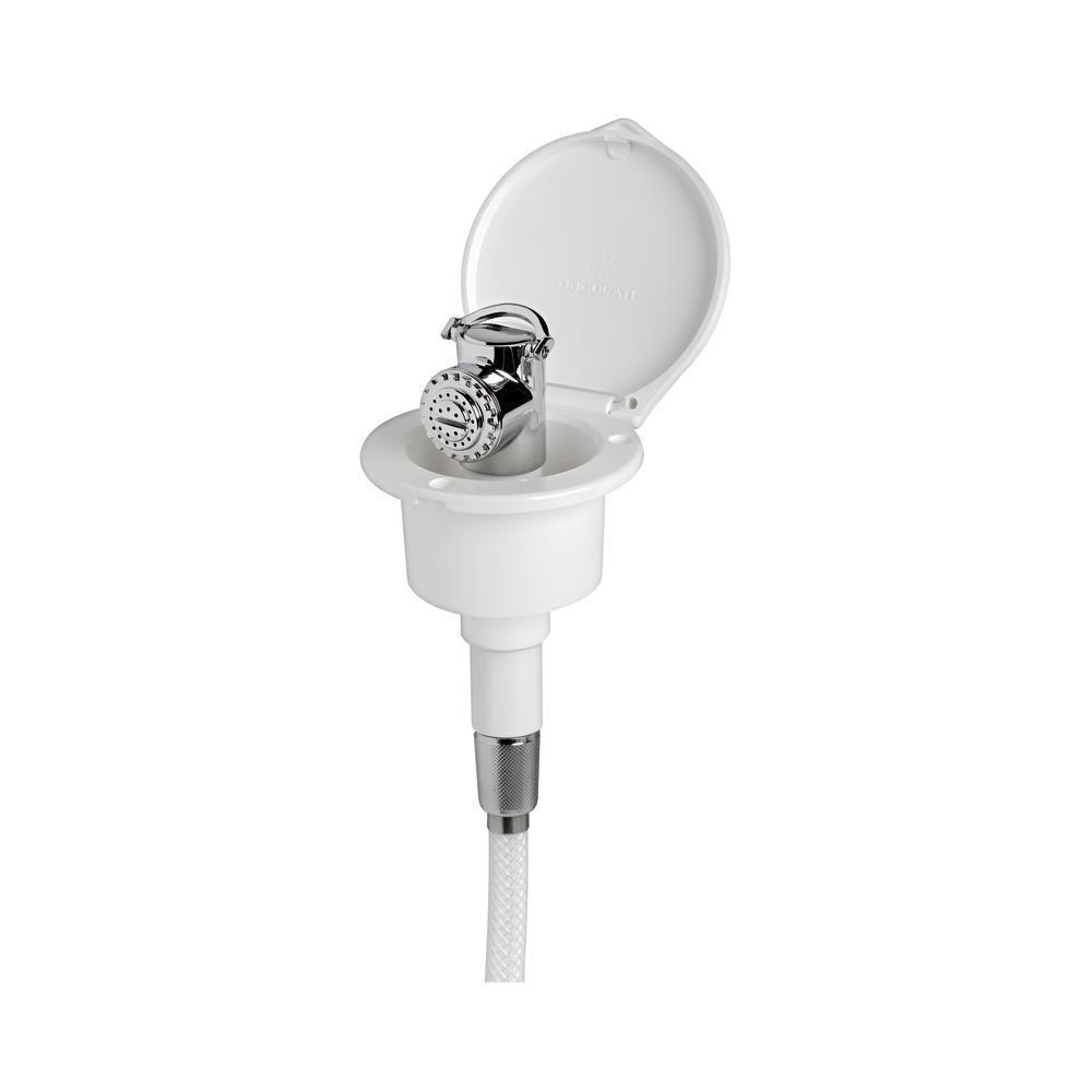 Box doccia Elegant con doccia a pulsante Mizar