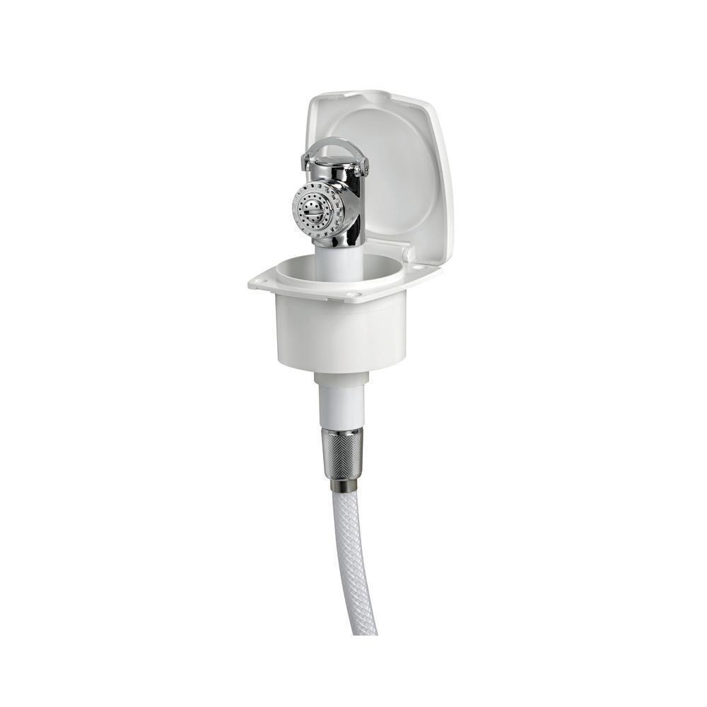 Box doccia New Edge con doccia a pulsante Mizar