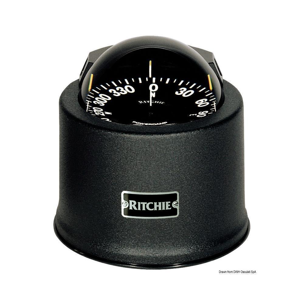 Bussola Ritchie Globemaster 5" chiesuola nera/nera 