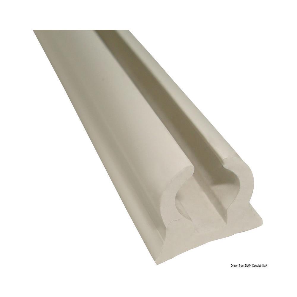 Canalina in PVC bianco per tendalini 4 m 