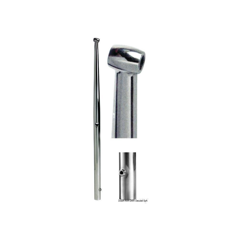 Candeliere inox 610 mm 