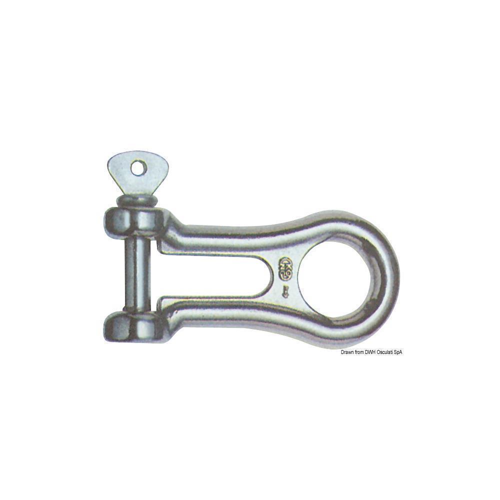 Connettore a cavallotto KONG Chain gripper in acciaio inox