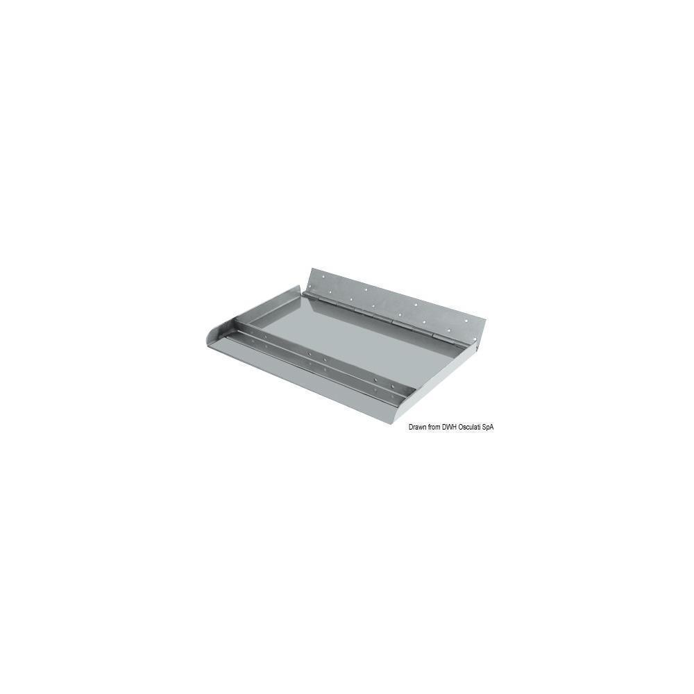 Coppia flap serie Maxi con profondità di 300 mm, con nervatura laterale + nervatura centrale