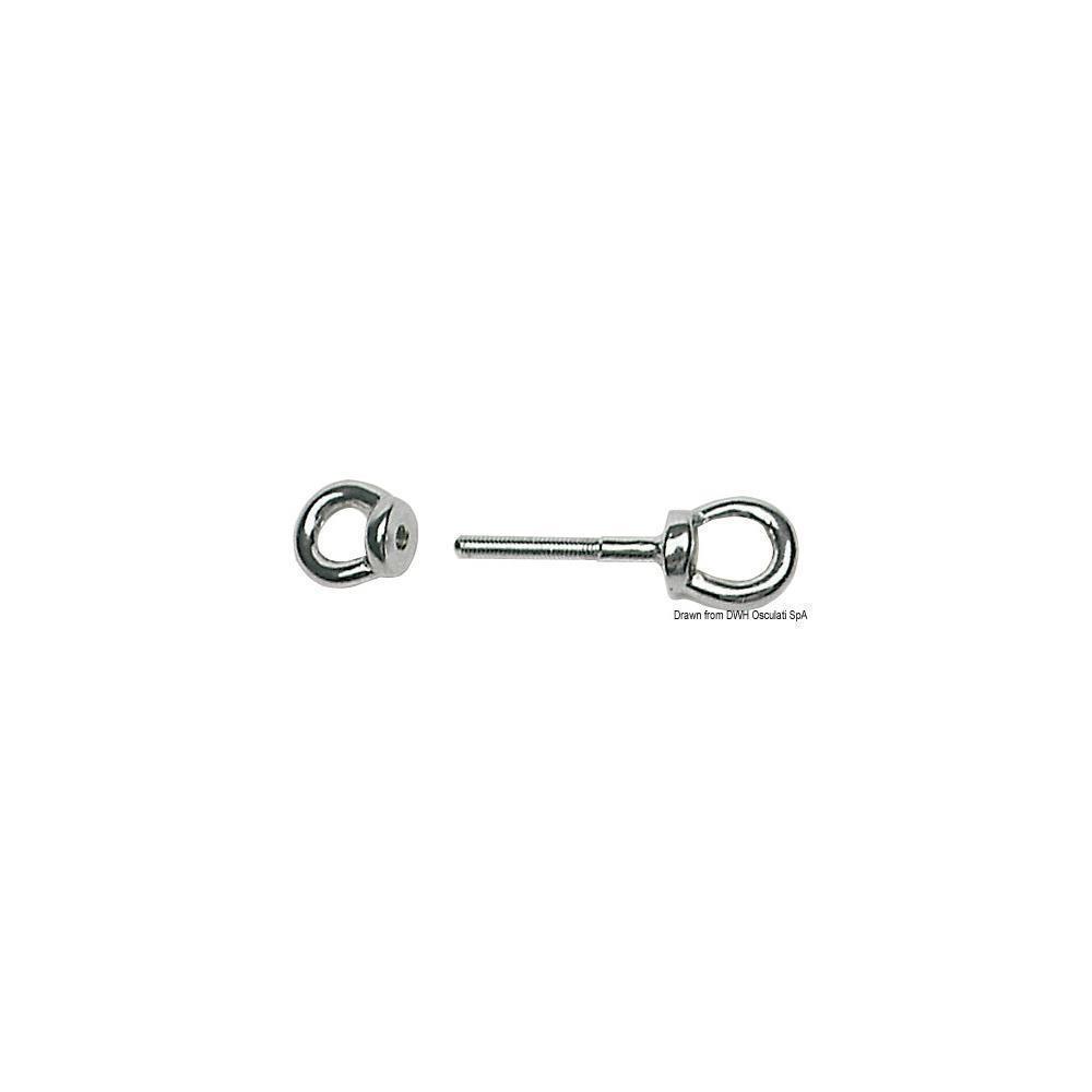 Doppio anello inox 8x60 mm 