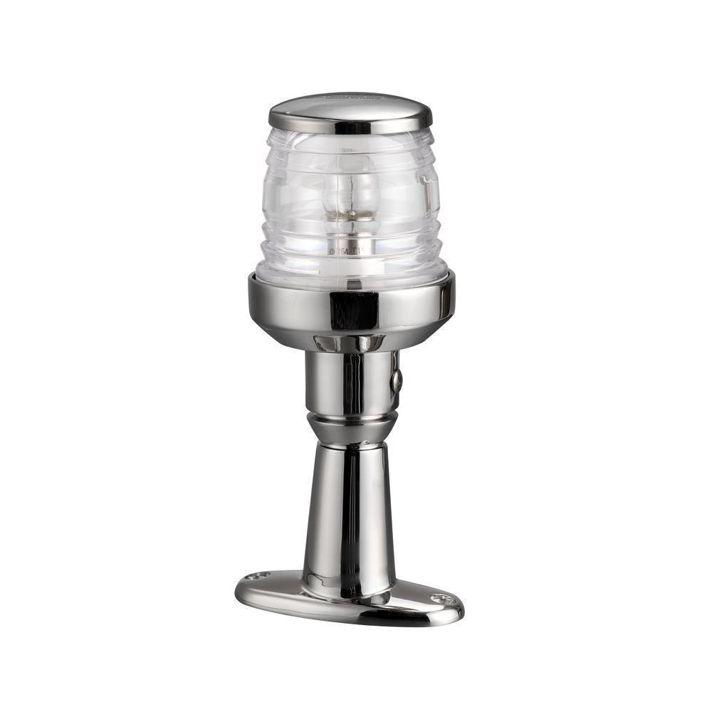 Fanale testa albero inox con basetta 