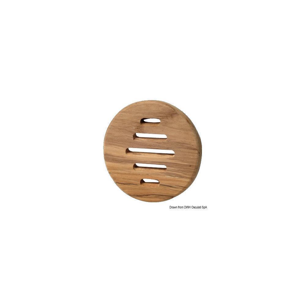 Frontalino protezione teak Ø 100 mm 