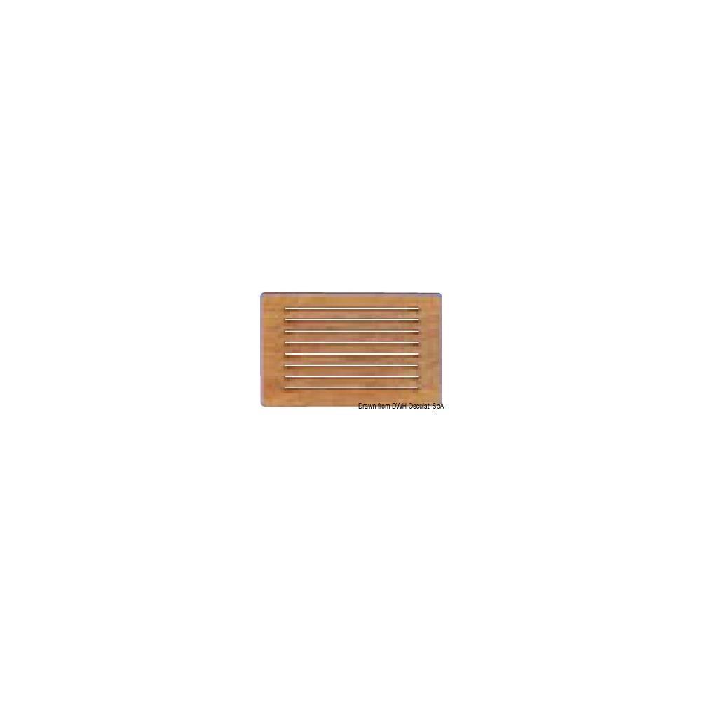 Frontalino protezione teak 200x150 mm 