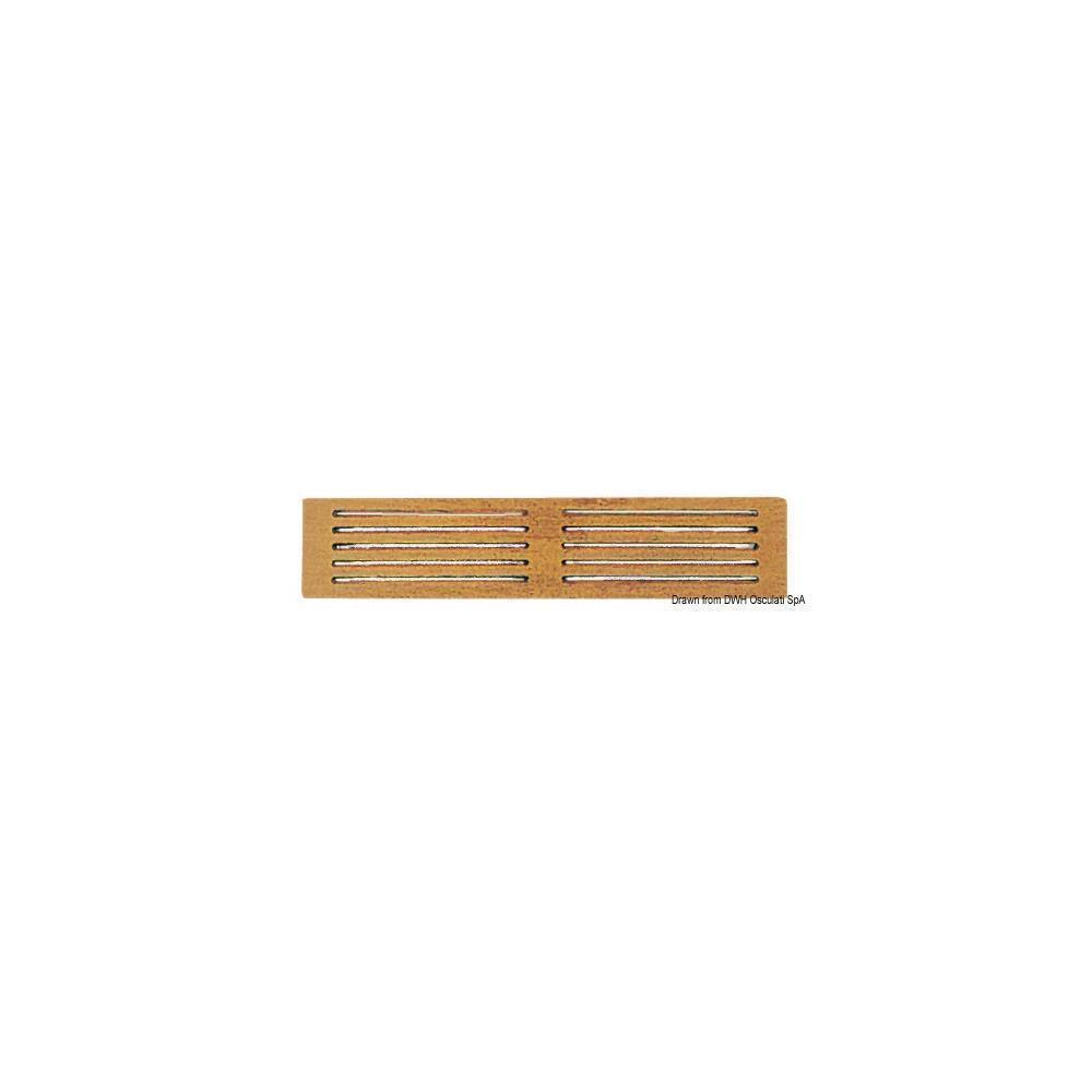 Frontalino protezione teak 445x100 mm 