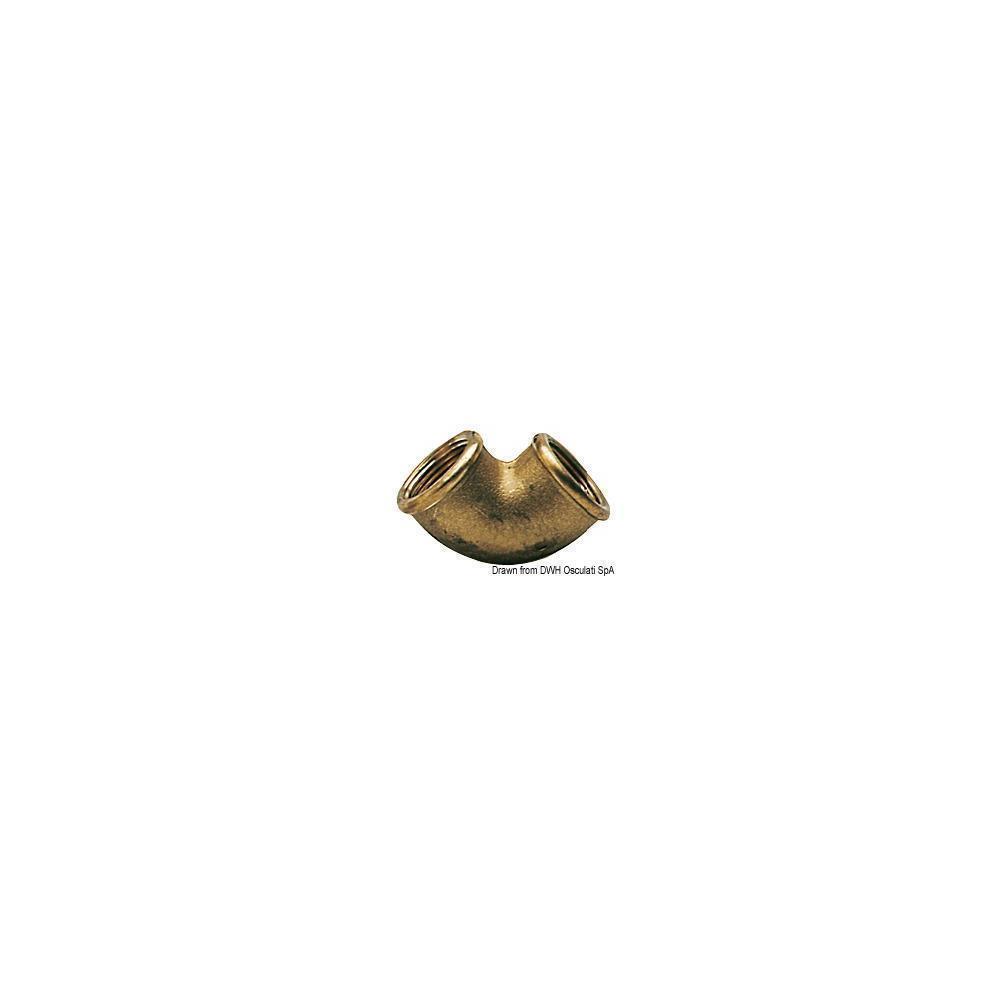 Gomito 90° ottone femina/femmina 3/8" 