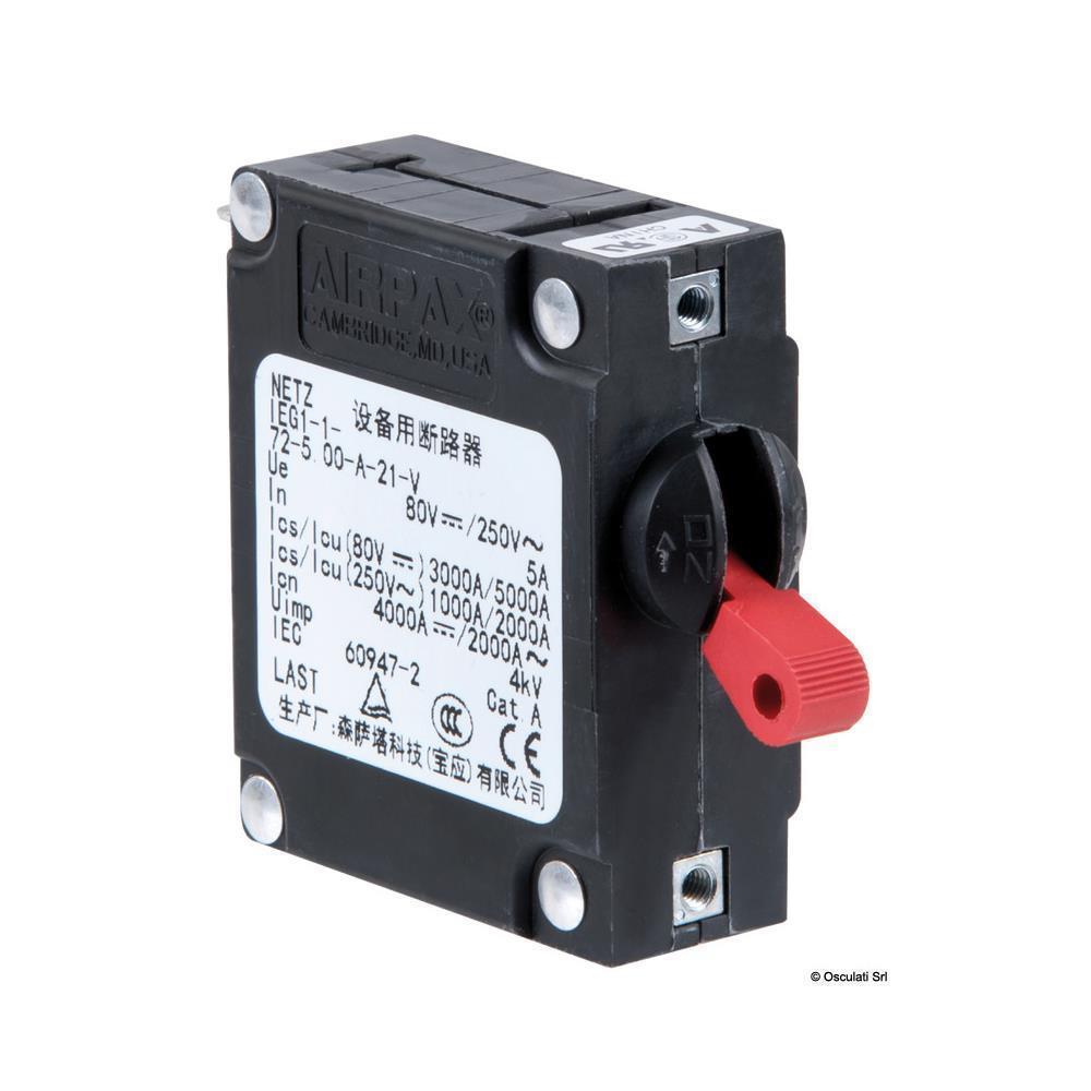 Interruttore Airpax magnetoidraulico 5 A 