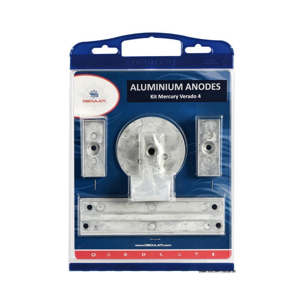 Kit anodi 4 pz Mercury zinco 