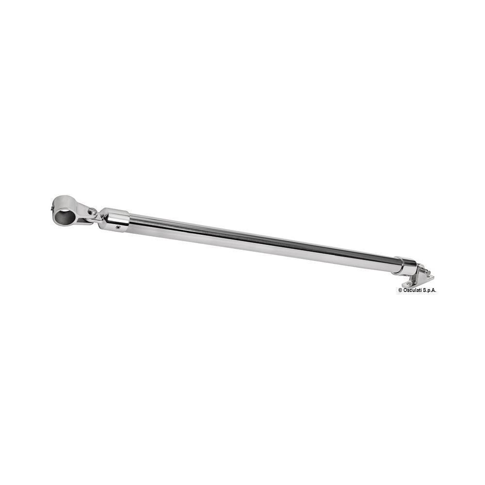 Kit bracci sostegno inox 22 mm 
