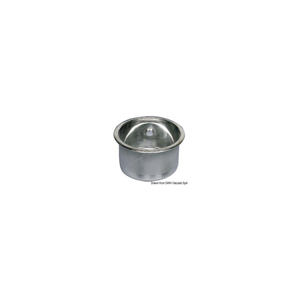 Lavello inox tondo 285 x 180 mm 