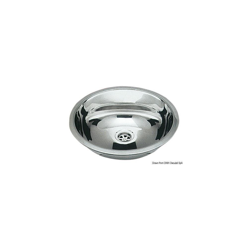 Lavello inox tondo 387 mm 