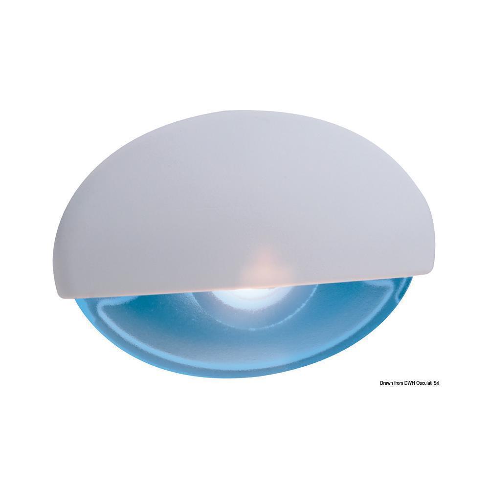 Luce cortesia Steeplight bianca LED blu 