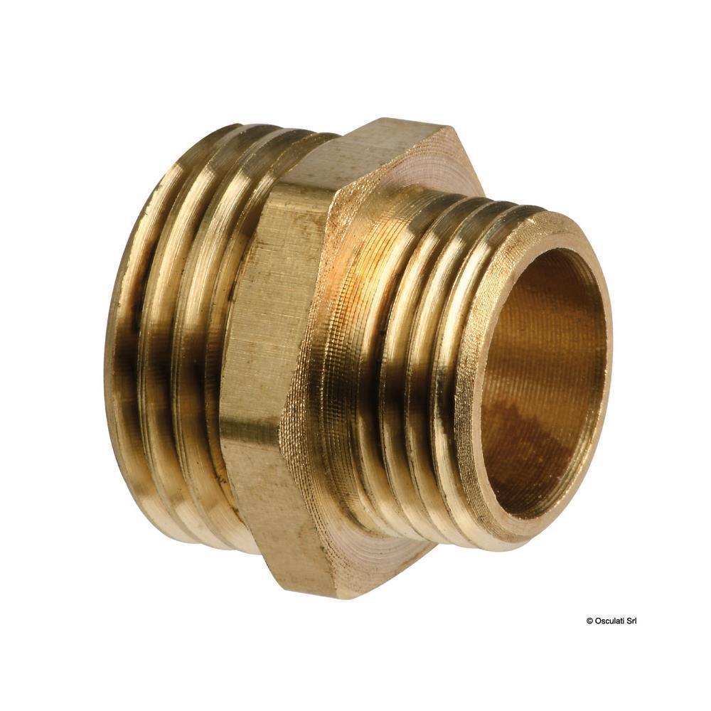 Nipple ottone doppio 1/4" x 3/8 