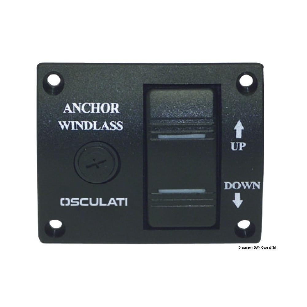 Pannello di comando per verricelli 75 x 62 mm 
