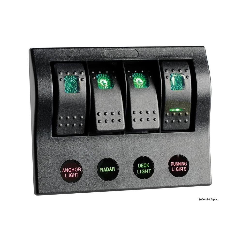 Pannello elettrico serie PCP Compact con circuit breaker + LED