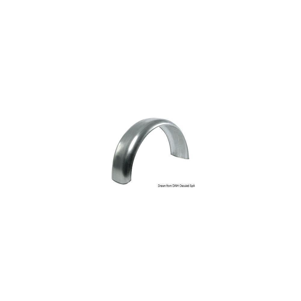 Parafango in ferro zincato ruote 13"/14" 