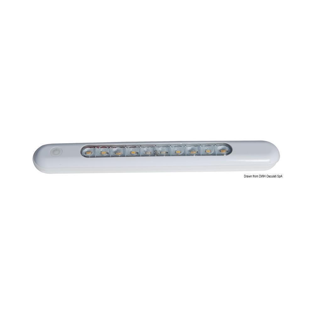 Plafoniera LED da appoggio 310x40x15 mm 