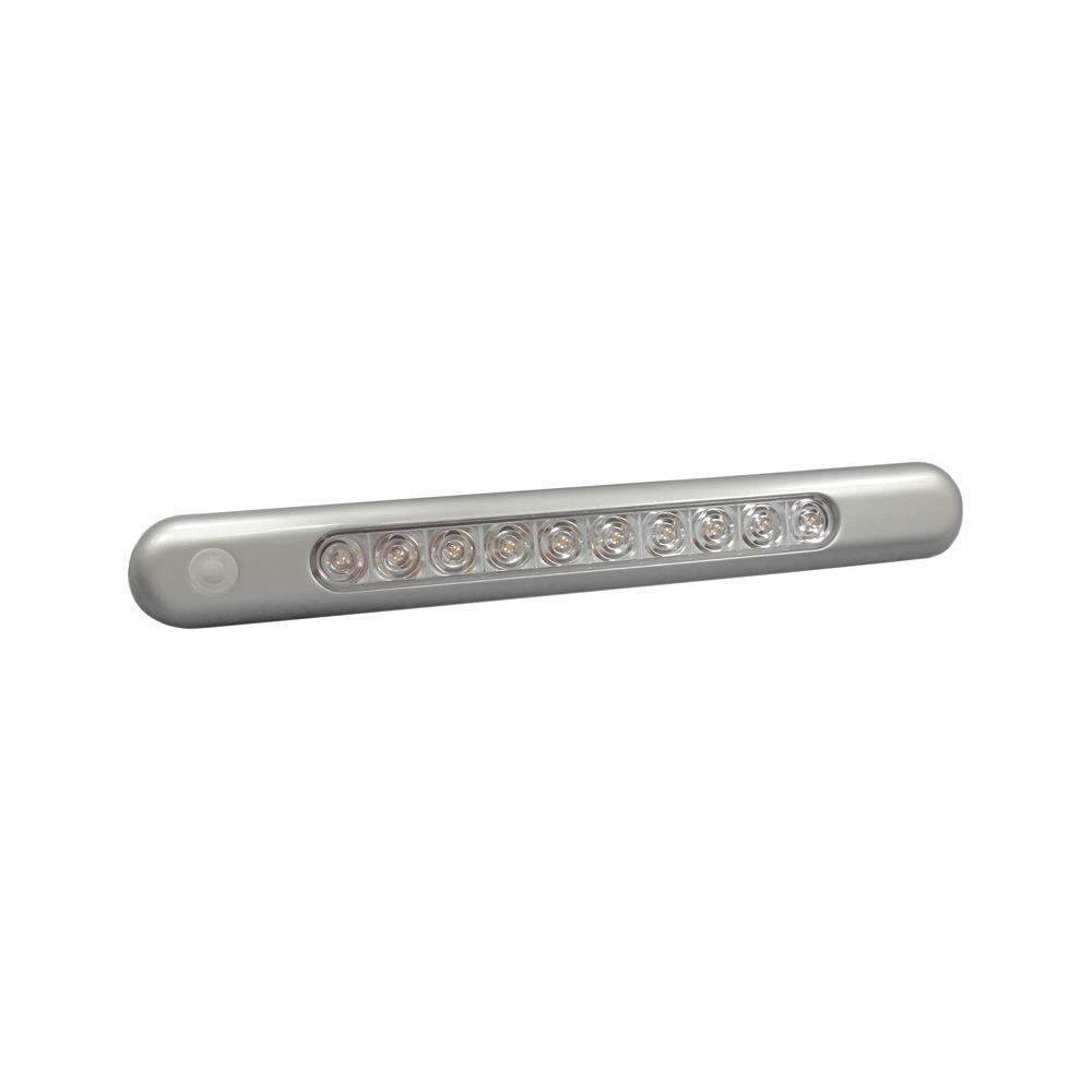 Plafoniera LED da appoggio crom. 310x40x11,5 mm 