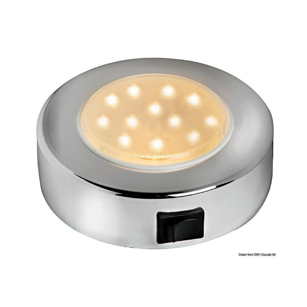 Plafoniera Sun 10 LED cromato 