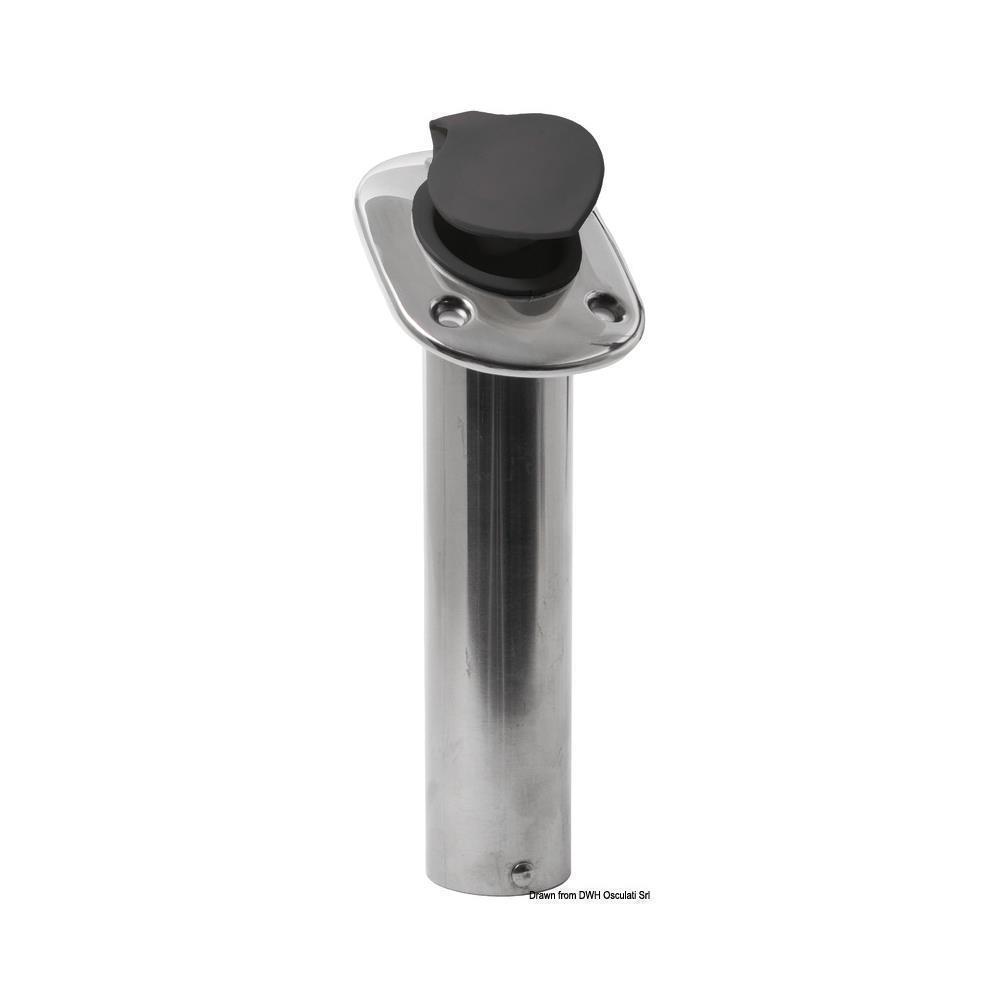 Portacanne incasso inox 42 mm 60° 