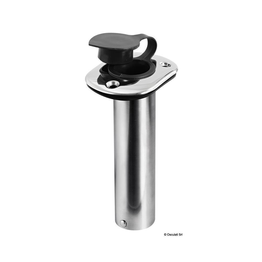 Portacanne incasso inox 42 mm 90° 