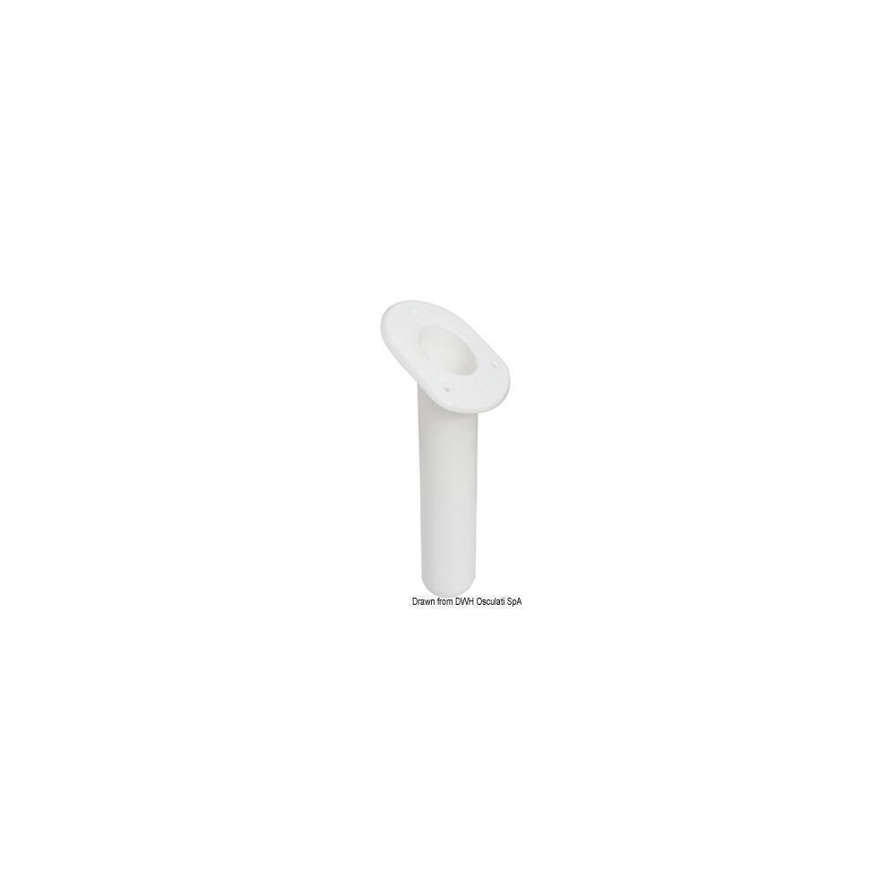Portacanne polipr. ovale UV stab. bianco 240 mm 