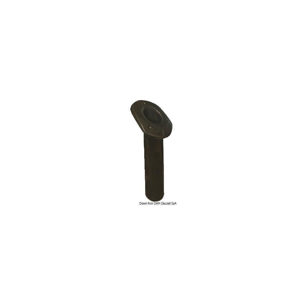 Portacanne polipr. ovale UV stab. nero 240 mm 