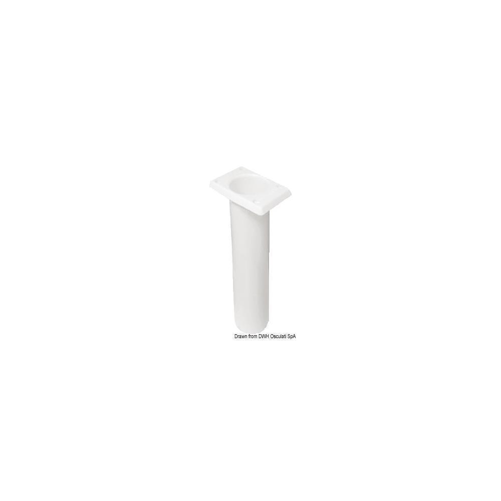 Portacanne polipr. quadrato UV stab. bianco 230 mm 