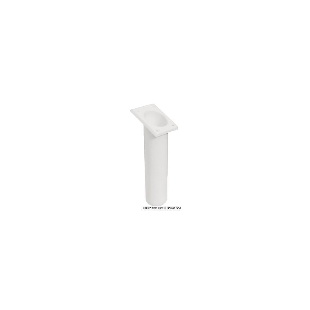 Portacanne polipr. quadrato UV stab. bianco 240 mm 