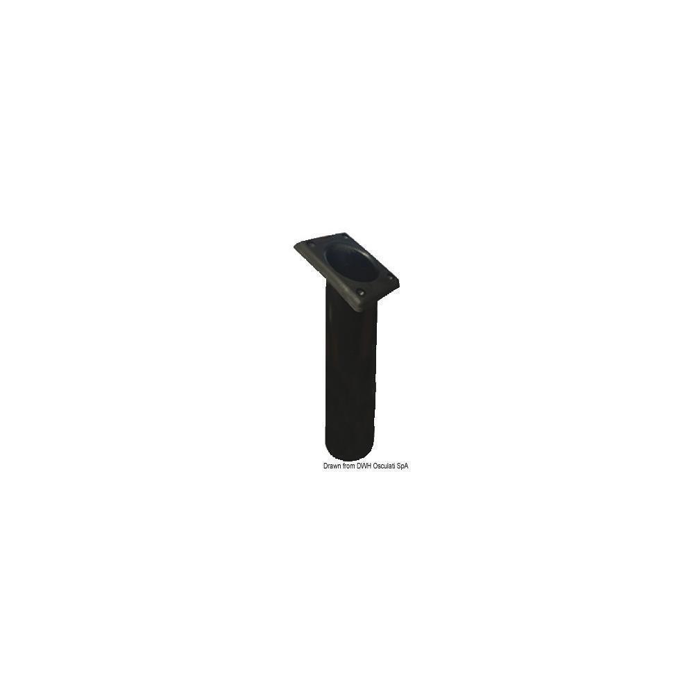 Portacanne polipr. quadrato UV stab. nero 240 mm 