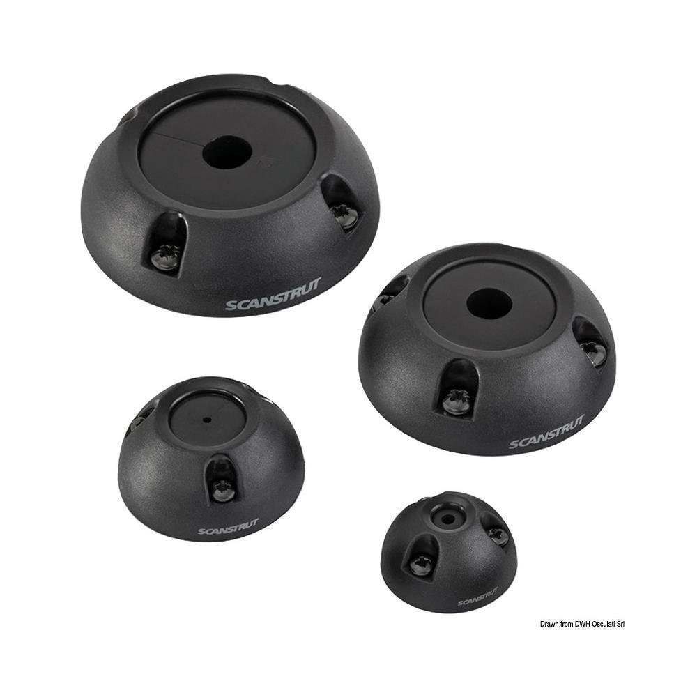 Premistoppa plastica nera Ø 2/8 mm 