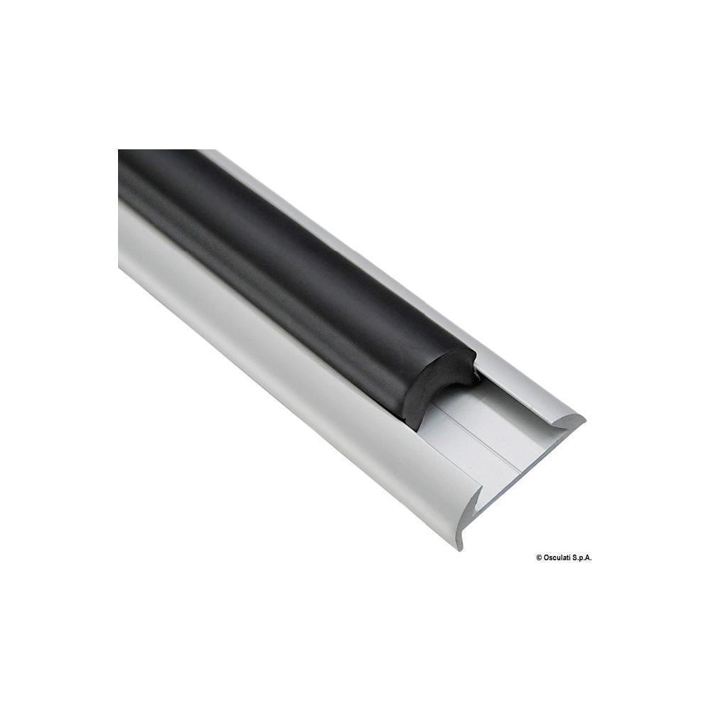 Profilo parabordo alluminio anodizzato 38 x 9 mm (barre da 6 m)