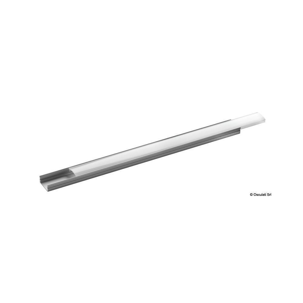 Profilo per strisce LED 1000 mm - 17,3X8,4 mm 