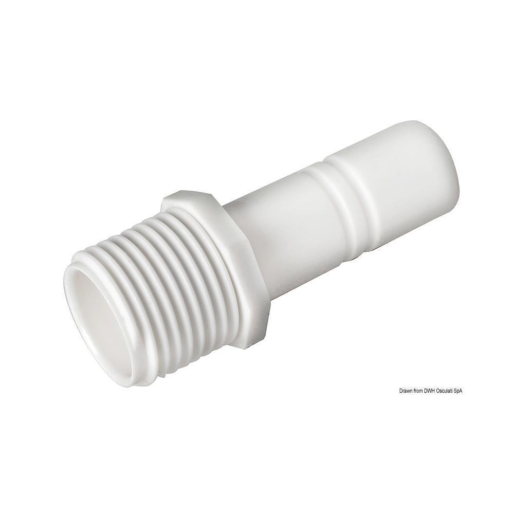 Raccordo cilindrico + maschio 1/2 BSP WHALE