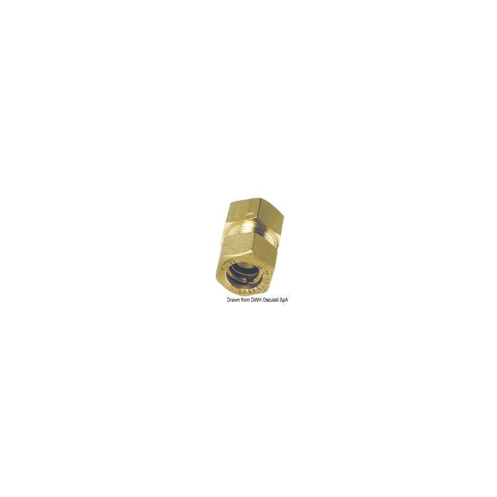 Raccordo dritto femmina 8 mm x 1/4" 