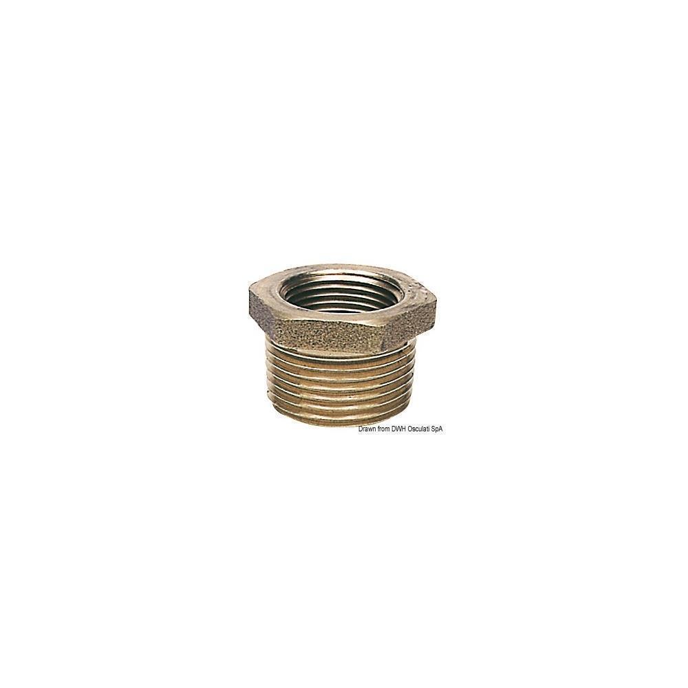 Riduzione ottone maschio/femmina 3/8" x 1/4" 