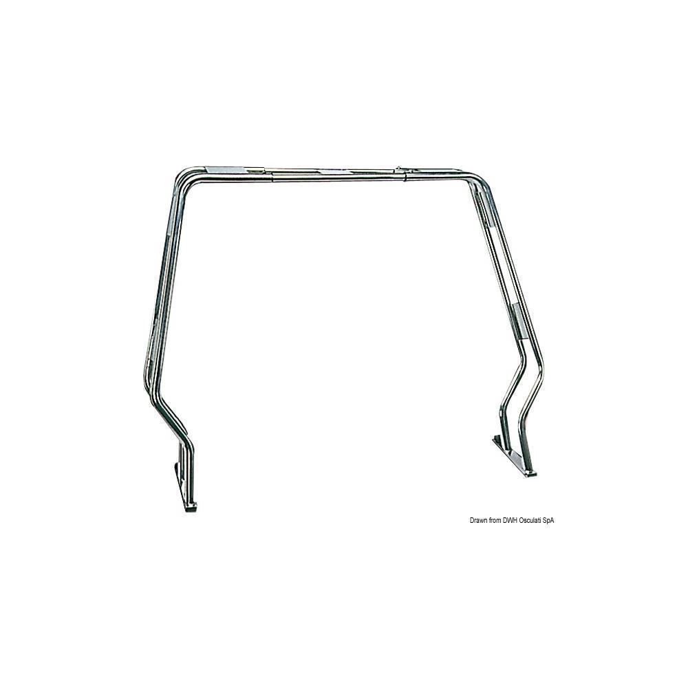 Roll bar inox abbattibile 