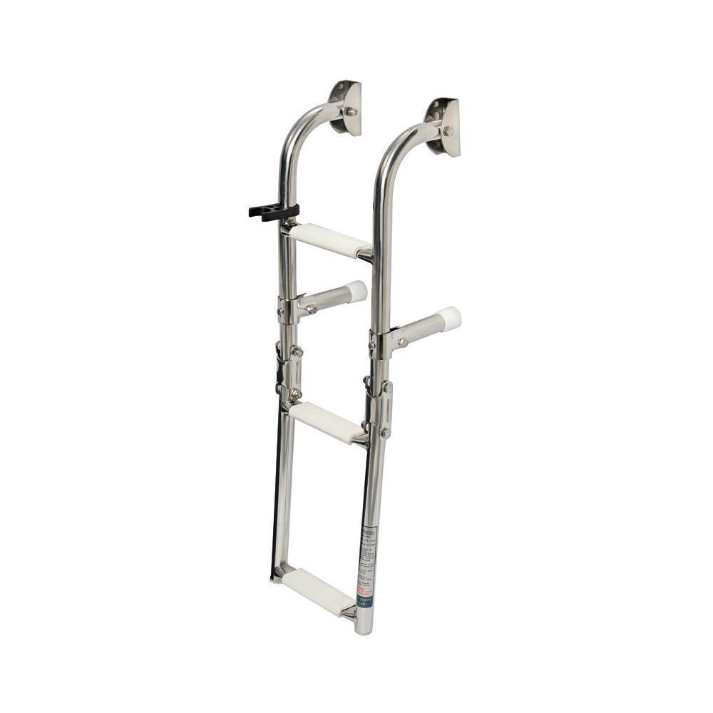 Scaletta inox 3 gradini per gommoni 