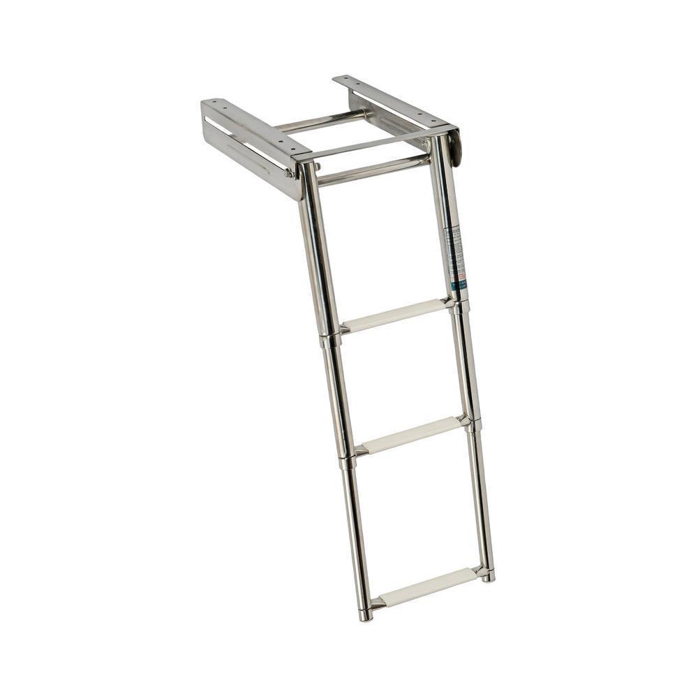 Scaletta inox a scomparsa 3 gradini 