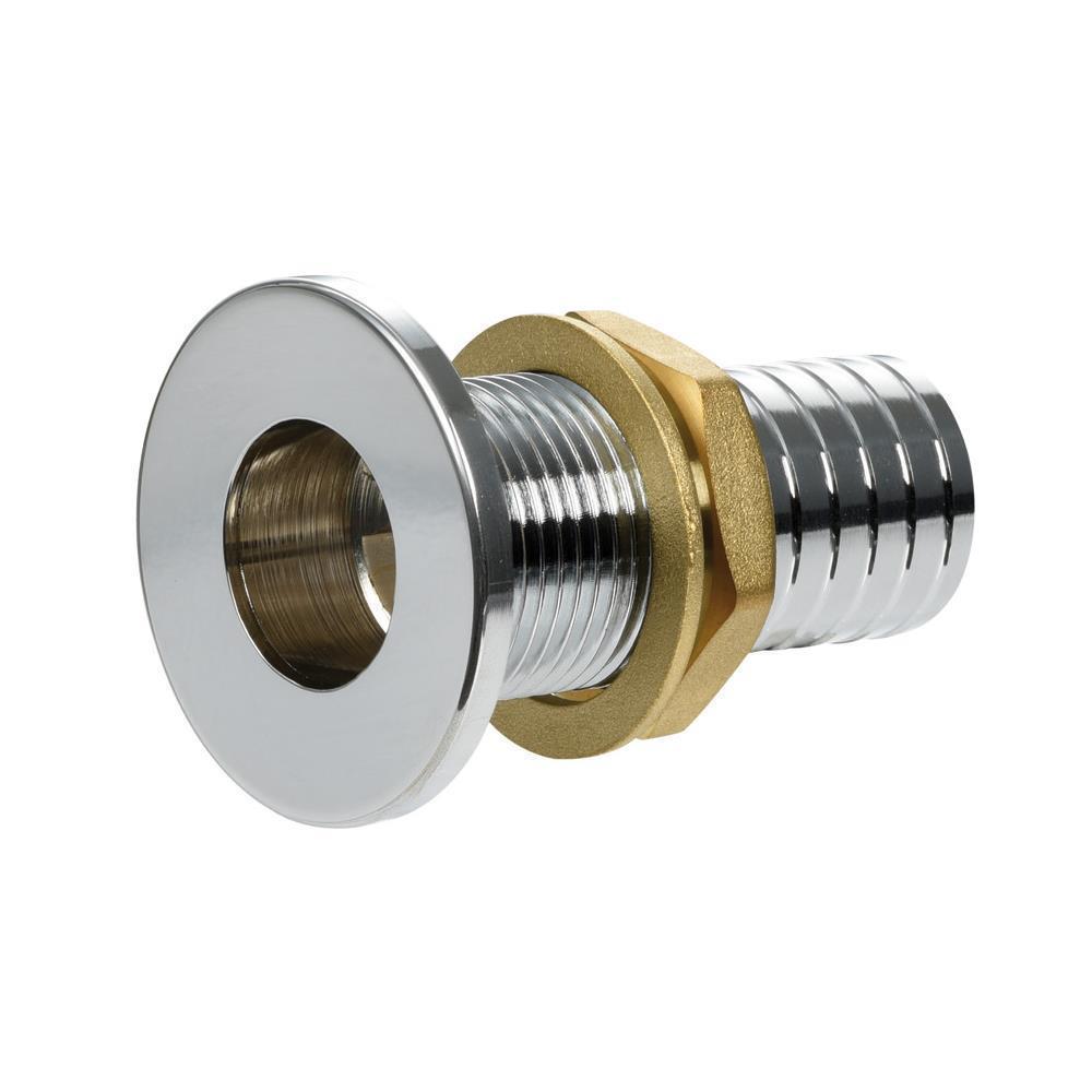 Scarico filo ottone cromato 3/8" x 15 mm 